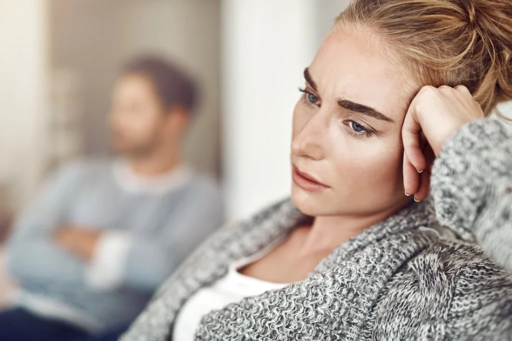 A person shows symptoms of complex PTSD.